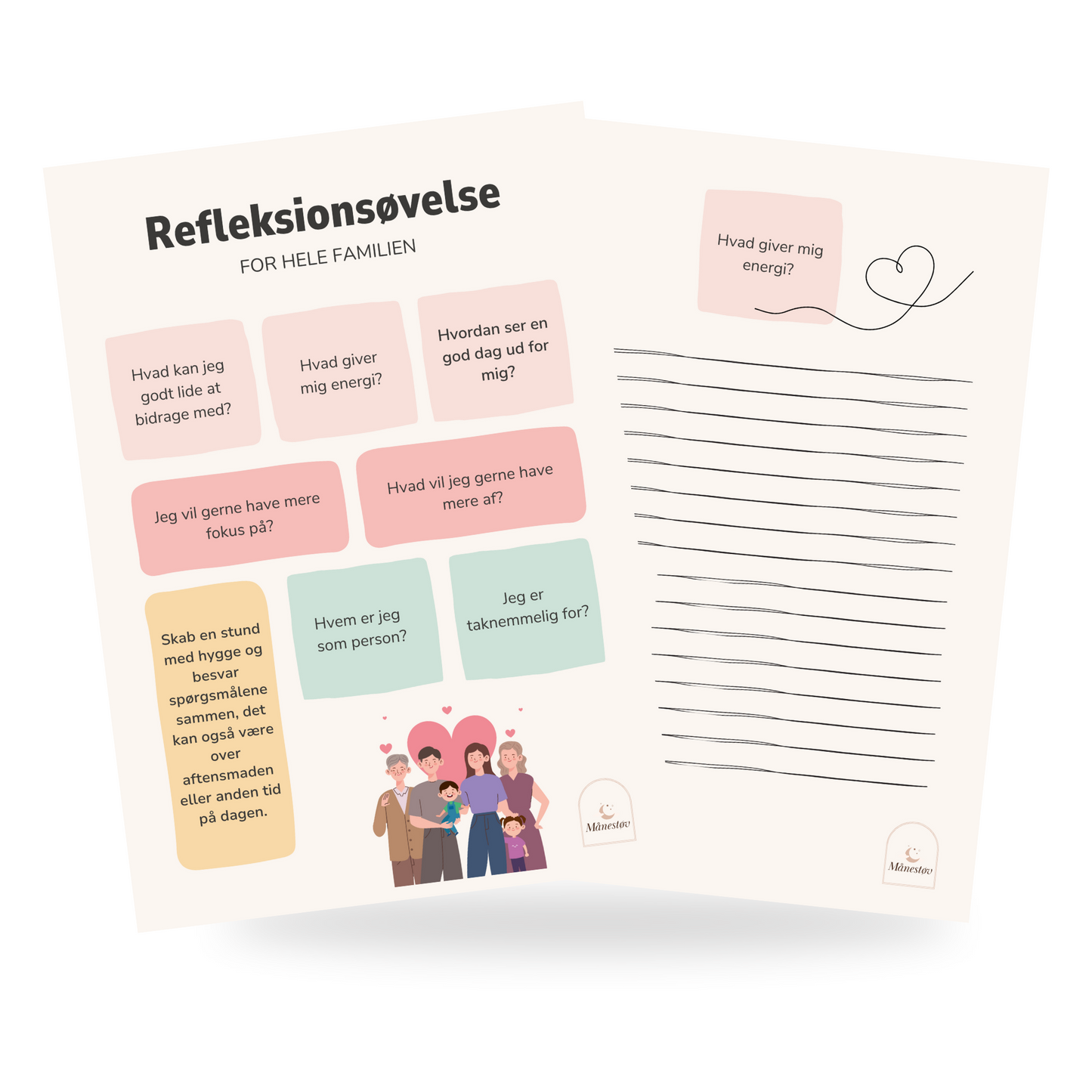 Refleksionsøvelse til hele familien